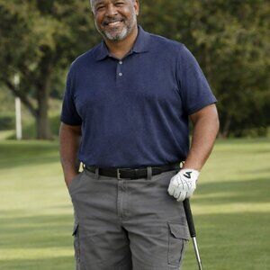 NWT - Size 52 shorts "The Side Elastic Cargo, Extra Soft" mens gray Golf shorts